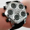 Designer Luxe Automatisch mechanisch horloge JKCO Tsjechische luipaard Siliconen tape Multi Movement Paar internet beroemdheid knappe horloges voor mannen