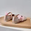 Scarpe da ballo alla moda bambini lucidi per ragazze comode soft ballet sneaker pieghevoli leggeri