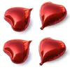 Decoração de festa Folha de coração Balões vermelhos de noivado Cerimônia de casamento Decorações de hélio comemore