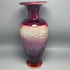Vases en céramique Vase Avalokitesvara Jun Porcelain High 34cm Floreros Flower Room Decor Decorations Home