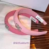 Triumphal Arch Pink Cute Hair Hoop Accessories High end Wide Edge Head Top Clip Bundle Autumn and Winter Headwear