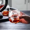 1L Creative Globe Decanter Zestaw z Oldfree Carafe Znakomita Woodstand i 2 szklanki whisky whisky 240429