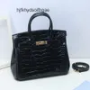 Ladies Bag Bags Classic Capacidade Mulheres simples Couro vendendo Melhor bolsa Berkkins ombro Bolsas de crocodilo grande 4urs 4urs