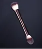 Single Makeup Brush Makeup Double Head Loose Powder Brush High Quality Fiber Aluminum Tube Beauty Makeup Tool Brush 240418