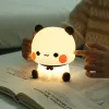 Lampenbär Panda Bubu und Dudu LED Night Light Lampe süße Tier Nachtlicht Schlafzimmer Dekoration Cartoon Dolls Geschenke für Kinder