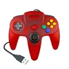 Fareler USB Kablolu N64 Gamepad Joystick Orijinal Nintend 64 Konsol USB Denetleyici Gaming Joystick Nintend N64 Gamepad