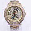 Designer Luxe Automatisch mechanisch horloge JKCO Tsjechische luipaardbeweging Hollow Heren Non Mainstream Hiphop Diamond Steel Band Watches for Men