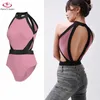 Stage Wear Ballet Women's Adult Design Practice All-in-one Suit Slim Fit Line Yoga Base Vacation Swimsuit Top