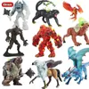 Altri giocattoli Oenux simulazione Dinosaur Dragon Tartle Fire Bull tiroide Magma Puppet Animal Model Azione Diagramma PVC Serie Pvc Toydrens Giftsl240502