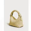 Hobo High-grade Women's Bag Niche Crescent Solid Color Fashion Hand-woven Crossbody Bags Temperament Unique Woven Handbag