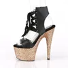 Buty taneczne 6 cali. Wodoodporna platforma 15 cm stiletto kostki buty