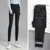 Jeans femininos Dutrieux 2024 Spring Women's High Caist Elastic Slim Fit Quality