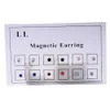 Body Arts 12pcs/Card Fake Cheater Non Pierced Magnet Earring Piercings Magnet Ear Tragus Cartilage Lip Labret Stud piercing nariz piercing d240503