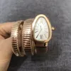 modeontwerper Kijk vrouwen Montre Snake Watch Relogio topkwaliteit Serpentine Watch Diamond Watch voor Lady Classic Bracelet Style Spring Strap Orologio di Lusso