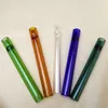 Mini-couleurs en verre tuyau de gyffe de consommation de boissons à la navette à la main un frappeur pour tuyaux de dégustation portables pour les herbes sèches et le tabac8281317