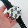 Designer Luxe Automatisch mechanisch horloge JKCO Tsjechische luipaard Siliconen tape Multi Movement Paar internet beroemdheid knappe horloges voor mannen