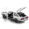 Modelo de Diecast Cars 1/32 Original D AE86 Modelo de Aleación Modelo de juguete Muerto Modelo de automóvil proporcional con sonido Ligero Toy de juguete Toy Childrens GiftL2405