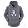 psychologisch konijntje hoodie skelet bunny brief logo print vrouwen hoodie herfst winter streetwear heren sport design sweatshirt top harajuku pullover 7784