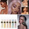 Body Glitter Body Glitter Shimmer Face and Body Highlighter Pulver mit Schwammkopf High Fairy Glitter Sparkle Pulver hellt Make -up Stick D240503 auf