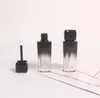 Bottiglie di stoccaggio barattoli da 10 ml di gradiente nero gradiente vuoto guscio di lucidala lucidalabbra per lip gols tubo cosmetico contenitore ricaricabile PA6376776