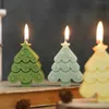 3pcs Mumlar Renkli Noel Ağacı Aromaterapi Mumlar Adaçayı Kuşkonmaz Kokulu Meyveler Aromaterapi Tatil Partisi Glade Mum