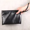 Brieftaschen Clutch -Taschen Männer Schaffell Leder Luxus Top End Reißverschluss Lange Handybeutel große Kapazität Geldbörsen