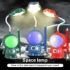 Table Lamps Nordic Cute Snail Desk Lamp USB Charging Pen Holder Kid LED Night Light Reading With Organizer