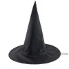 Ударные шляпы ведьма женщины Мужчина Хэллоуин Черный для аксессуаров COOL ADT WIZARD COSTum