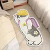 2024 Nouvelle salle de bain de salle de bain animal baignoire tapis baignoire à quatre feuilles trèfle le petit chat avec le sac d'approbation