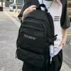 Sacs scolaires Trendy Femelle sac à dos Unisexe ordinateur portable collégial mode nylon adolescent fille sac multiples femmes de poche