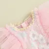 Robes de fille nouveau-né pour bébé bébé fille roberie robe robe à mouche à mouche à mouche