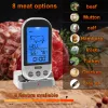 Grills Wireless Fleischthermometer Grill Thermometer mit Fleischsonde Digitales Thermometer mit intelligentem Alarm für BBQ Ofen Grill Küchenwerkzeug