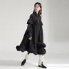 Bluzki damskie Zhongchuang Rizhen 2024 Odwracalny design luźny i odchudzający dużą sukienkę na spódnicę z długim rękawem dla dzieci