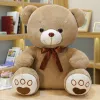 35 cm schattige siter zijden lint teddybeer pluche pop grote kawaii knuffel pluche speelgoed puppet valentijnsdag cadeaus voor meisjes verjaardagscadeaus