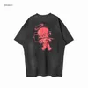 2023SS Mens Plus Tees Pritert Print Women Wome Old Caffice Casual Streetwear футболка