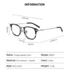2024 Японские квадратные очки Рамки женщины модные оптические миопия рецептурные очки мужчины ацетатные полные ободки 240430