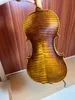 4/4 violino fatto a mano Clear Flamed Maple Flamed Natural-Fray da giocare