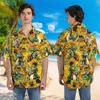 Herren lässige Hemden Harajuku Fashion Crocodile Grafik Strandhemd Hawaiianische Tierhemden für Männer Cartoon Alligator Liebhaber Knopf Y2K Blusen Y240506