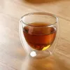 Tubllers 5 rozmiarów podwójna ściana izolowana szklana kubek przezroczysty kubek do kawy espresso ręcznie robione piwo kubek herbaty mleko szklane kubki whisky kubki napoje h240506