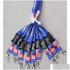 Partij gunst U.S.A verwijderbaar van Trump de vlag de vlag Verenigde Staten Key Chains Badge hanger geschenk Mobble telefoon lanyard drop levering home Gar dhqy4