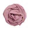 QUALITÀ ETNICA QUALITÀ PARLL Chiffon Sciallio lungo Muslim Scarf's Scarf's Gestante Shimmer perline per perle di testa morbida Avvolgimento comodo hijab