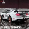 Diecast Model Cars 1 32 Ford Mustang Shelby GT500 Alloy Sport Car Simulationsmodell Die Cast Metal Car Model Sound und Lichtkollektion Spielzeug Boyl2405