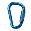 Skulpturen Xinda Professional Safety Kletterklettern Carabiner N Aluminiumlegierung Hochstärke Camping gebogene Stange Schloss Außenausrüstung