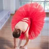 Trajes de dança de balé vermelho branco preto de prato profissional para mulheres tutu balé de dança de balé adulto com roupas íntimas 240426