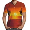 Men's Plus Tees & Polos 2024 New Men's POLO Shirt 3D Printed Men's Short sleeved T-shirt Top Fashion Trend T Shirts tops