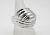 Dernière design Big Long Foundry Statement Ring Rague en acier inoxydable Bague de casting en métal en acier inoxydable pour femmes Anillos Mujer Anel9052536