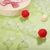 Decorative Flowers 100 Pcs Tray Chocolate Torus Decorate Gift Packaging Supplies Plastic Bouquet Support