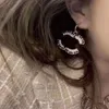Classic Diamond Studs Designer oorbellen merk Letter Stud Pearl earring