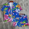 Men's Tracksuits New Northeast Big Flower Design Trendy Strtwear Set STILE MOLE