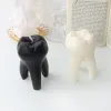 Candles Simulation Big Tooth Candle Mold Diy Creative Plaster Ornament Silicone Mold Candle Making Supplies Resin Mould